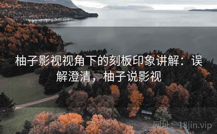 柚子影视视角下的刻板印象讲解：误解澄清，柚子说影视