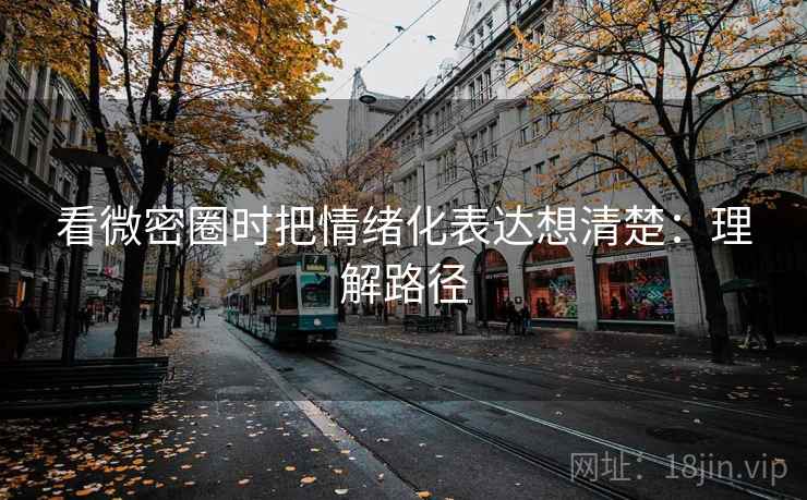 看微密圈时把情绪化表达想清楚：理解路径