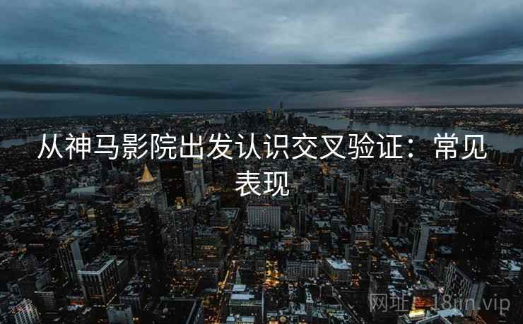 从神马影院出发认识交叉验证：常见表现