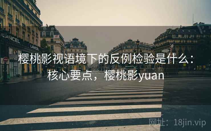 樱桃影视语境下的反例检验是什么：核心要点，樱桃影yuan