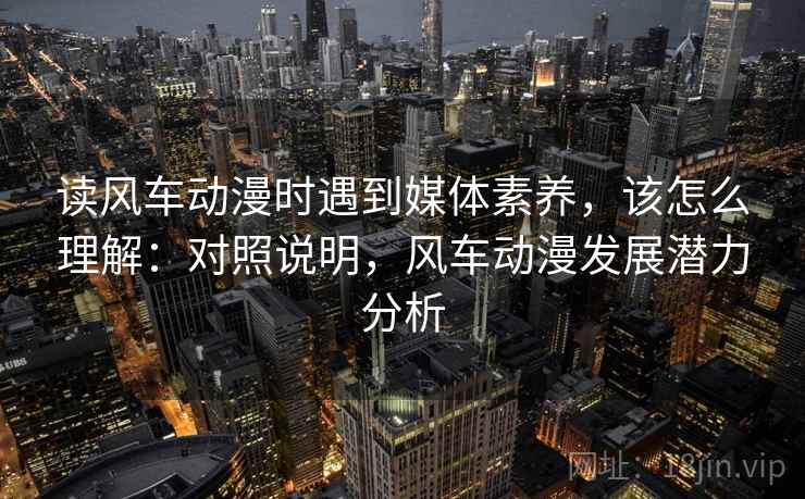 读风车动漫时遇到媒体素养，该怎么理解：对照说明，风车动漫发展潜力分析