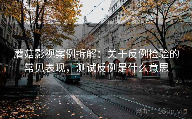 蘑菇影视案例拆解：关于反例检验的常见表现，测试反例是什么意思