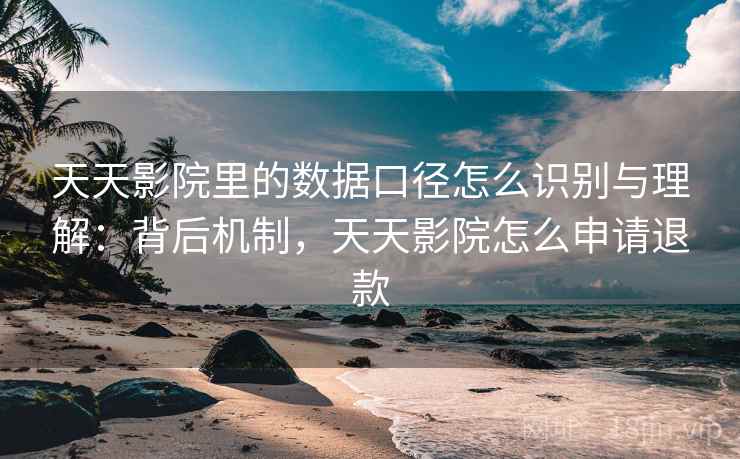 天天影院里的数据口径怎么识别与理解：背后机制，天天影院怎么申请退款