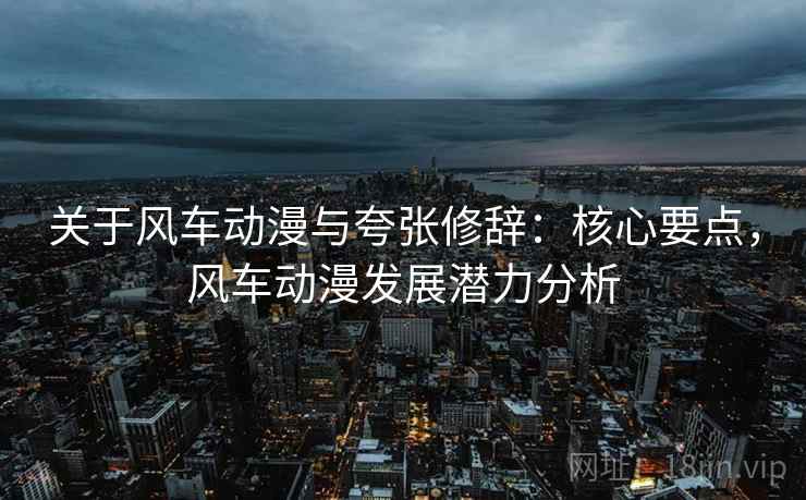 关于风车动漫与夸张修辞：核心要点，风车动漫发展潜力分析
